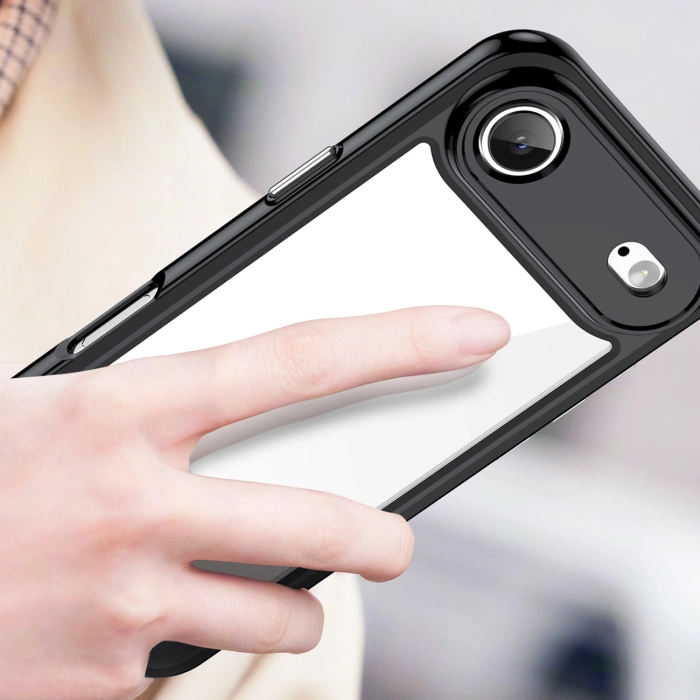 Etui Outer Space iPhone 17 Air Czarne Przezroczyste