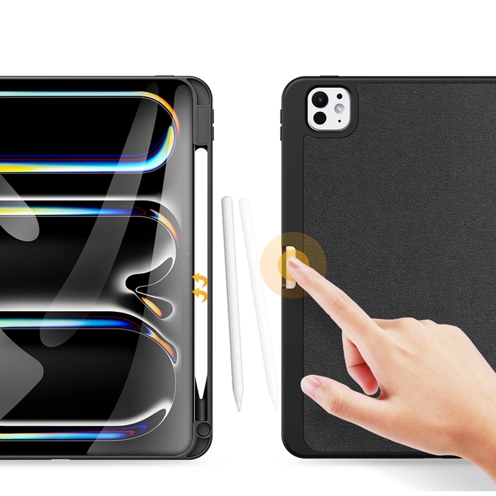Etui Dux Ducis Domo z klapką i smart sleep na iPad Pro 11" 2024 - czarne