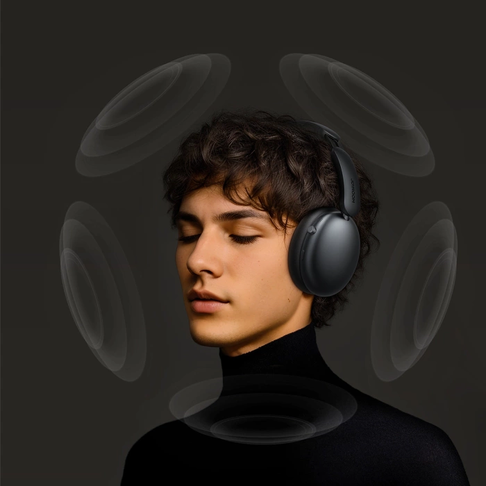 Słuchawki bezprzewodowe Joyroom J-Head Series JR-JH1 z ANC Bluetooth - czarne