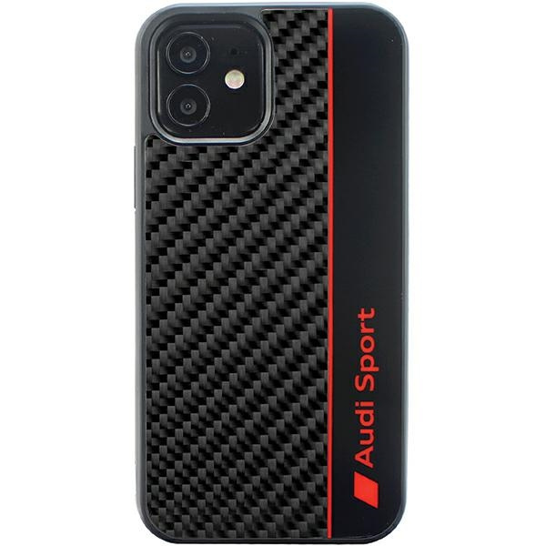 Audi Carbon Fiber Stripe iPhone 11 / Xr6.1" czarny/black hardcase AUS-TPUPCIP11-R8/D1-BK