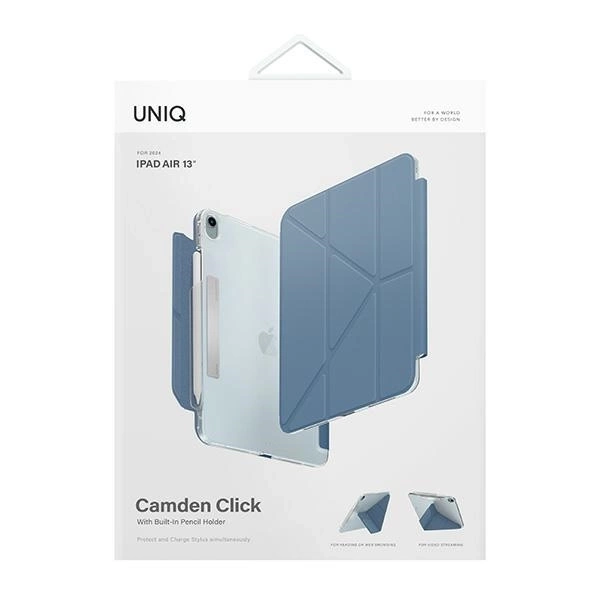 UNIQ etui Camden Click iPad Air 13" (2024) niebieski/stone blue