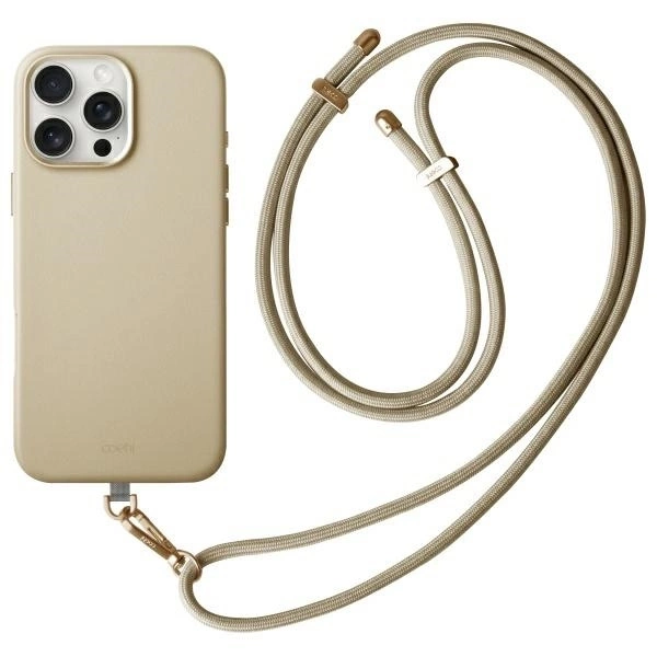 Etui UNIQ Coehl Muse iPhone 16 Pro 6.3"   Magnetic Charging kremowy/cream
