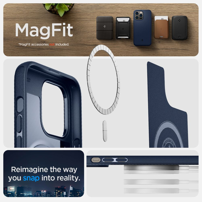 Etui Spigen Mag Armor iPhone 14 Pro Max Navy Blue