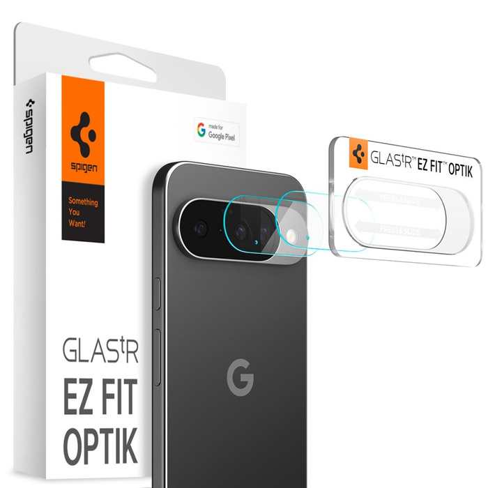 OSŁONA APARATU SPIGEN GOOGLE PIXEL 10  OPTIK GLAS.TR CAMERA PROTECTOR 2-PACK CRYSTAL CLEAR