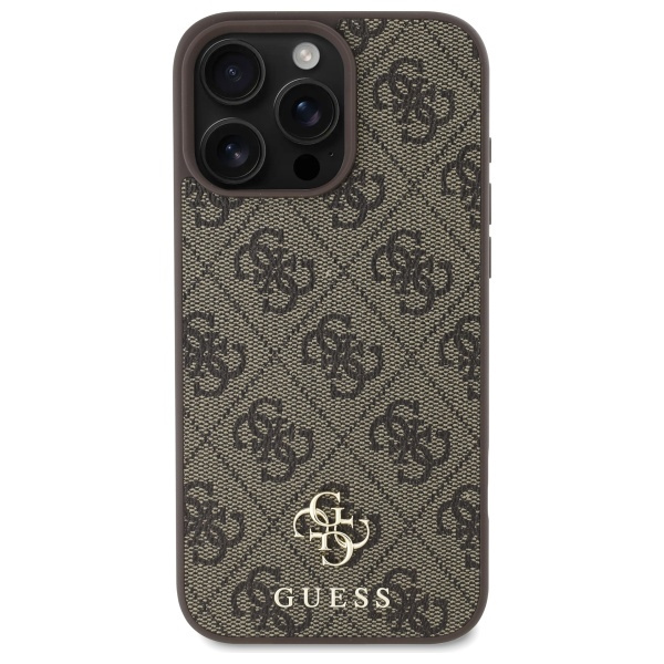 Guess GUHMP16XP4SM4MW iPhone 16 Pro Max   6.9" brązowy/brown hardcase 4G Small Classic MagSafe