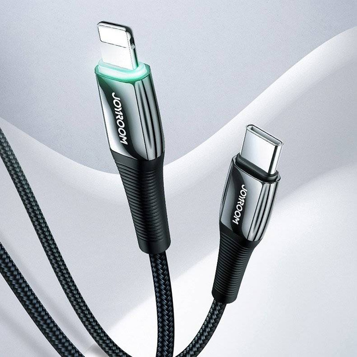 Joyroom kabel przewód USB Typ C - Lightning Power Delivery 20W 2,4A 1,2m czerwony (S-1224K2 Red)