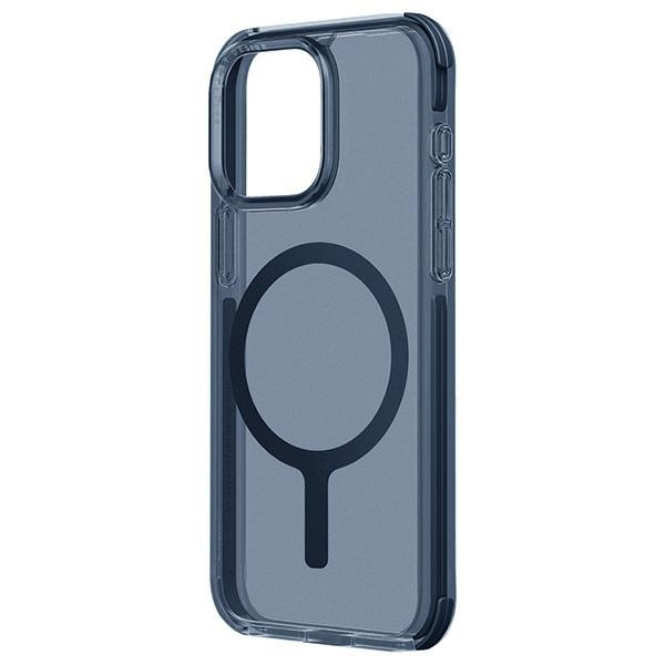 Etui UNIQ etui Combat iPhone 15 Pro 6.1" Magclick Charging niebieski/smoke blue Case