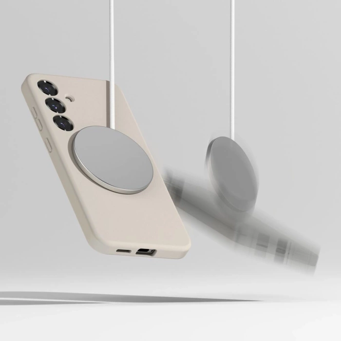 Etui RINGKE SILICONE MAGNETIC MAGSAFE GALAXY S25 STONE