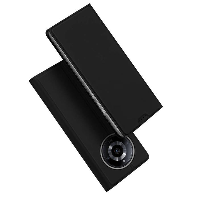 Etui Dux Ducis Skin Pro etui Realme 11 pokrowiec z klapką portfel na kartę podstawka czarne Case