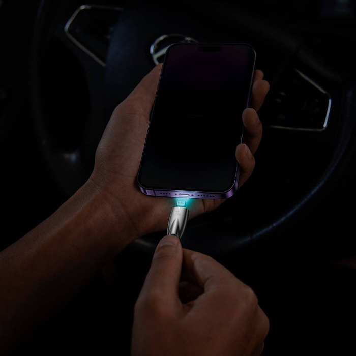 Baseus Glimmer Series kabel z szybkim ładowaniem USB - Lightning 480Mb/s PD 20W 1m czarny