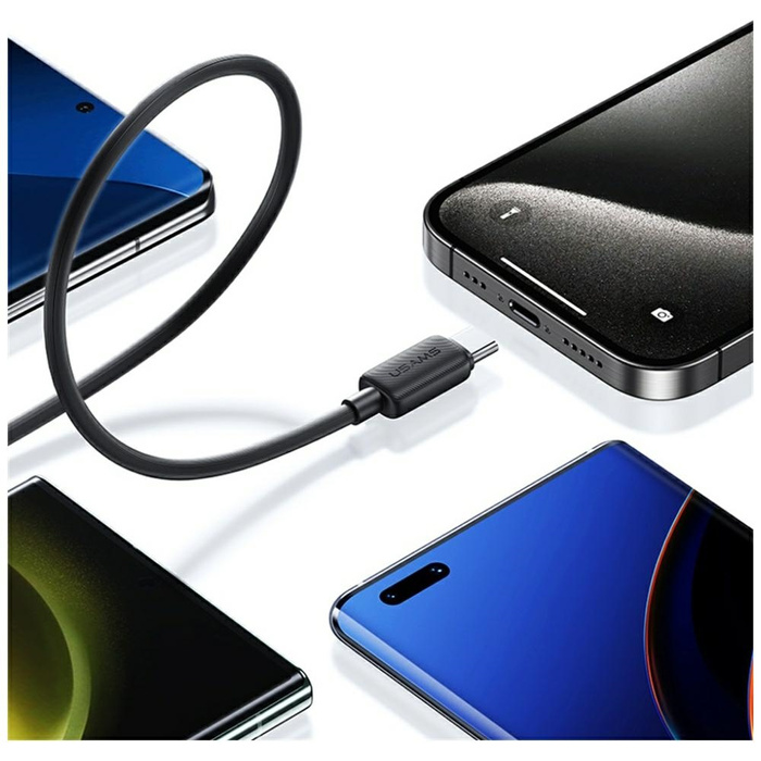 Kabel USAMS KY 60W USB-C do USB-C 2m US-SJ696 Biały