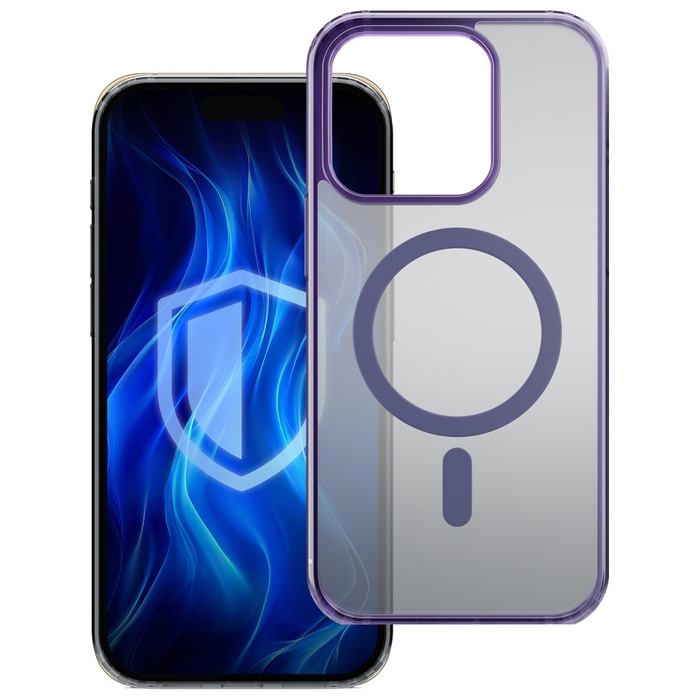 Etui 3MK Frosty MagCase do iPhone 13 Pro  fioletowy
