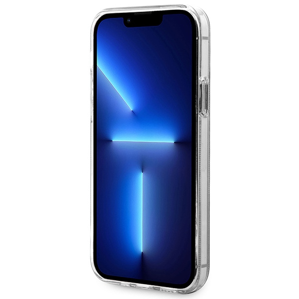 Zestaw Etui Guess Case+ Charger iPhone 12/12 Pro czarny/black hard case 4G Print MagSafe