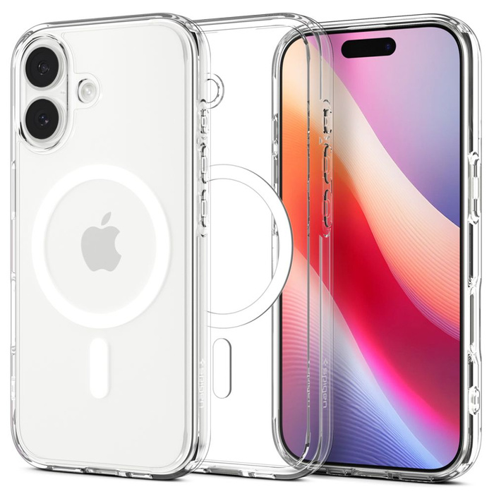 ETUI SPIGEN IPHONE 17 ULTRA HYBRID MAG MAGSAFE CLEAR/WHITE