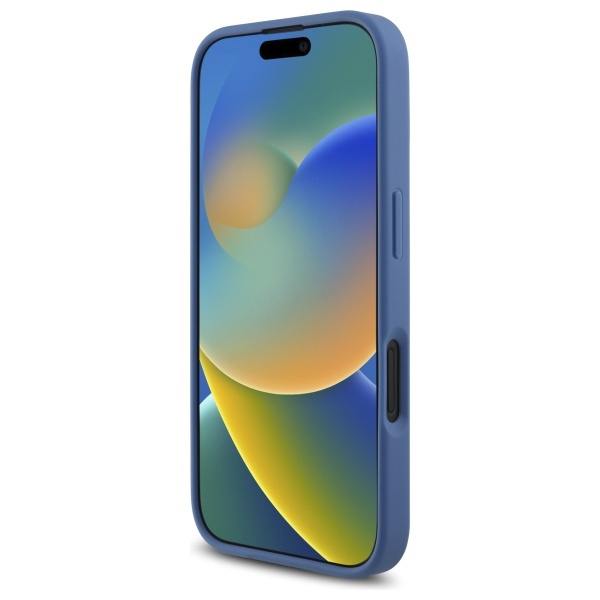 Etui Guess iPhone 16 6.1" niebieski/blue hardcase 4G Big Logo