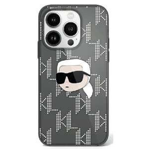 Etui Karl Lagerfeld iPhone 16 Pro Max 6.9" czarny/black hardcase IML Karl Head Electroplated