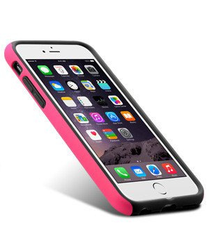 Etui iPhone 6 6S 4,7 MELKCO Dual Layer Pink / Black