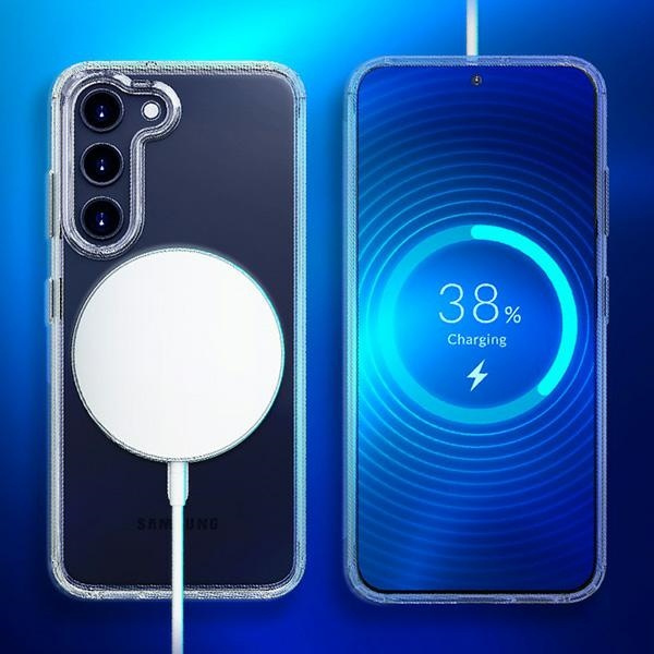 Etui 3MK MagCase iPhone 16 Plus przezroczysty /clear kompatybilne z MagSafe