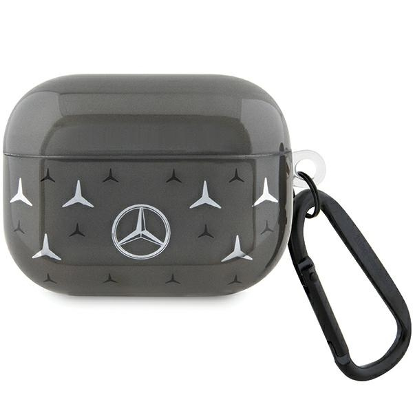 Etui Mercedes MEAP8DPMGS AirPods Pro cover czarny/black Large Star Pattern Case