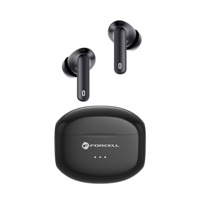 Słuchawki bezprzewodowe douszne Forcell F-Audio TWS Clear Sound czarne