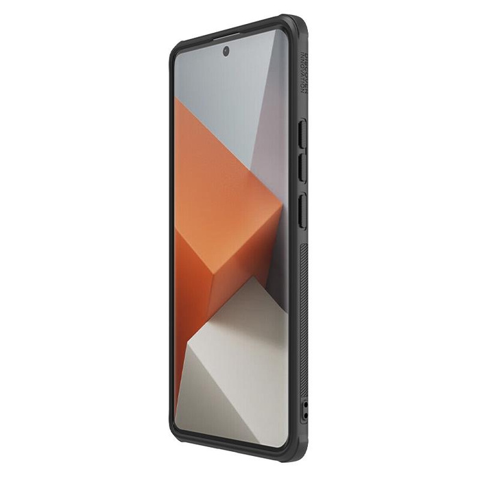 Etui NILLKIN super frosted shield PRO MAGNETIC XIAOMI REDMI NOTE 13 PRO+ 5G, BLACK / CZARNY