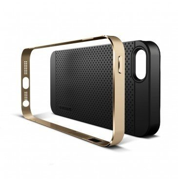 Etui iPhone 5 5S VERUS Iron Shield Gold Jak Spigen SGP Pokrowiec
