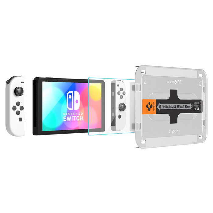 Szkło Hartowane SPIGEN Nintendo Switch Oled Glas.Tr ”ez Fit” 2-Pack 
