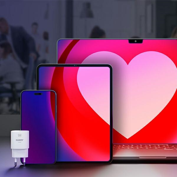 3MK Hardy GaN Charger 33W Power Delivery 1xUSB-C ładowarka sieciowa dedykowana dla Apple