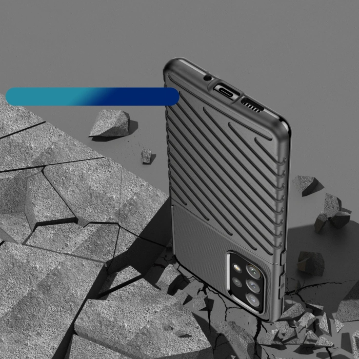 Thunder Case elastyczne pancerne etui pokrowiec Samsung Galaxy A23 5G czarny