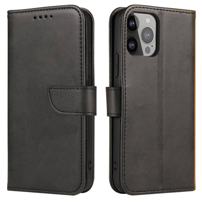 Etui Magnet Case etui do Samsung Galaxy A34 5G pokrowiec z klapką portfel podstawka czarne Case