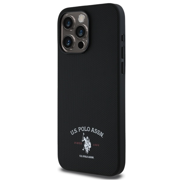 US Polo USHCP15XPARK iPhone 15 Pro Max    6,7" czarny/black Printed DH Logo