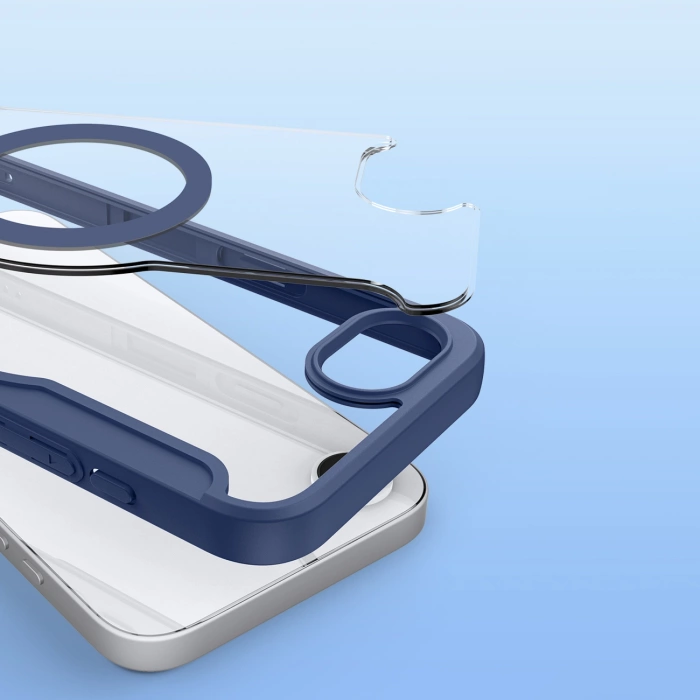 Etui Dux Ducis Skin X Pro z MagSafe na iPhone 16e - niebieskie