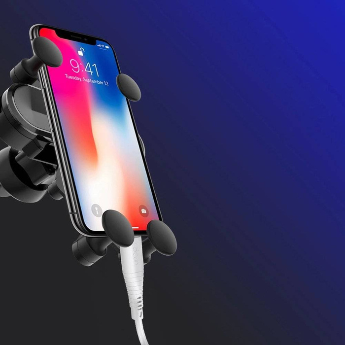 Wozinsky Gravity Car Mount grawitacyjny uchwyt samochodowy na kratkę wentylacyjną nawiew czarny (WCH-05)