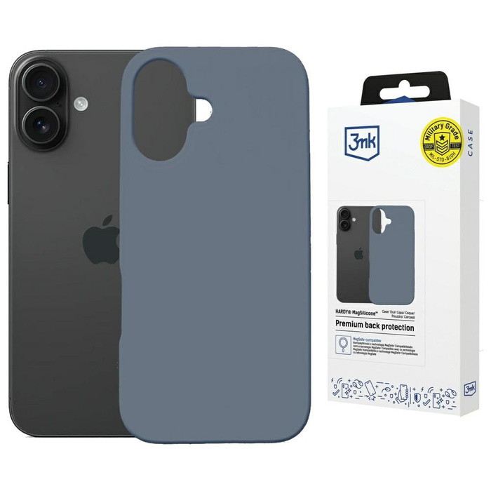 Etui 3MK Hardy MagSilicone do Apple      iPhone 16 Plus ultramarine