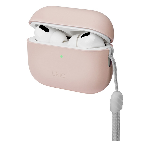 UNIQ etui Lino AirPods Pro 2 gen Silicone różowy/blush pink
