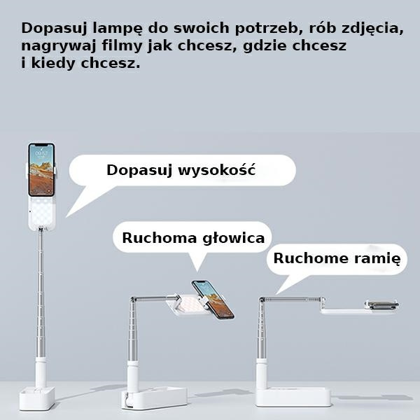 Lampa LED USAMS Multifunkcyjna Live Show Biały