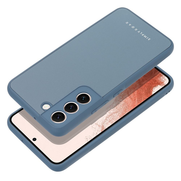 Futerał Roar Matte Glass Case - do Samsung Galaxy A12 niebieski
