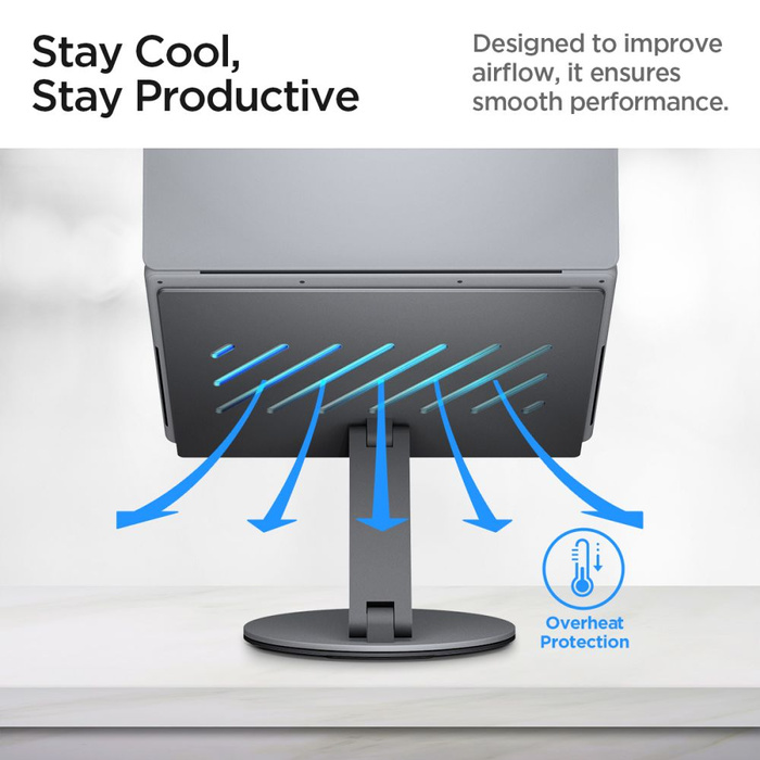 PODSTAWKA NA LAPTOP SPIGEN STAND HUB SPACE GREY