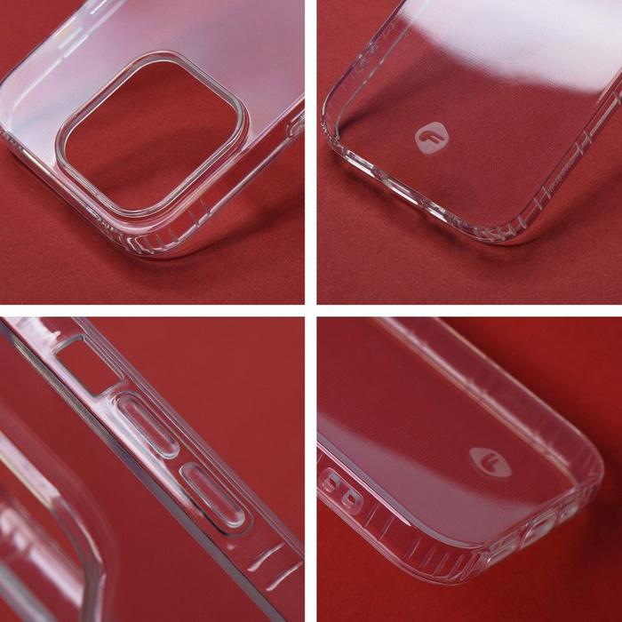 FORCELL F-PROTECT Long Lasting futerał do IPHONE 15 Pro transparentny
