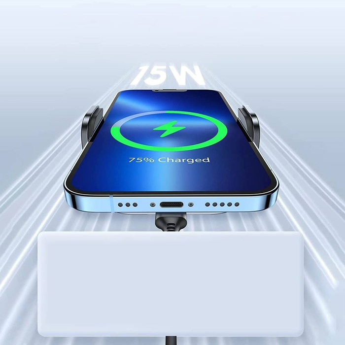 Joyroom samochodowy uchwyt magnetyczny bezprzewodowa indukcyjna ładowarka Qi 15W (kompatybilna z MagSafe do iPhone) na deskę rozdzielczą (JR-ZS295)