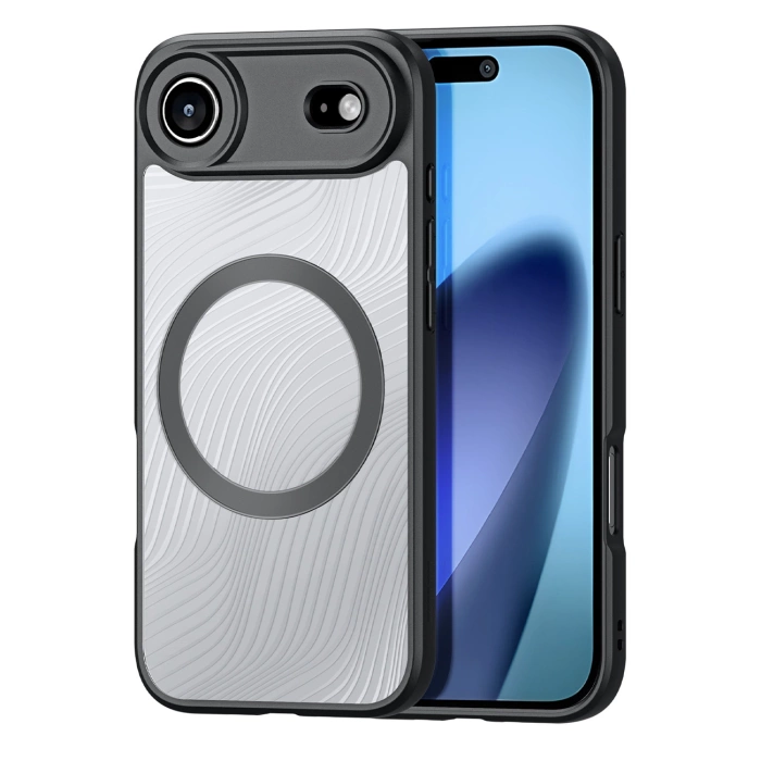 Etui Dux Ducis Aimo Mag z pierścieniem magnetycznym na iPhone 17 Air – czarne