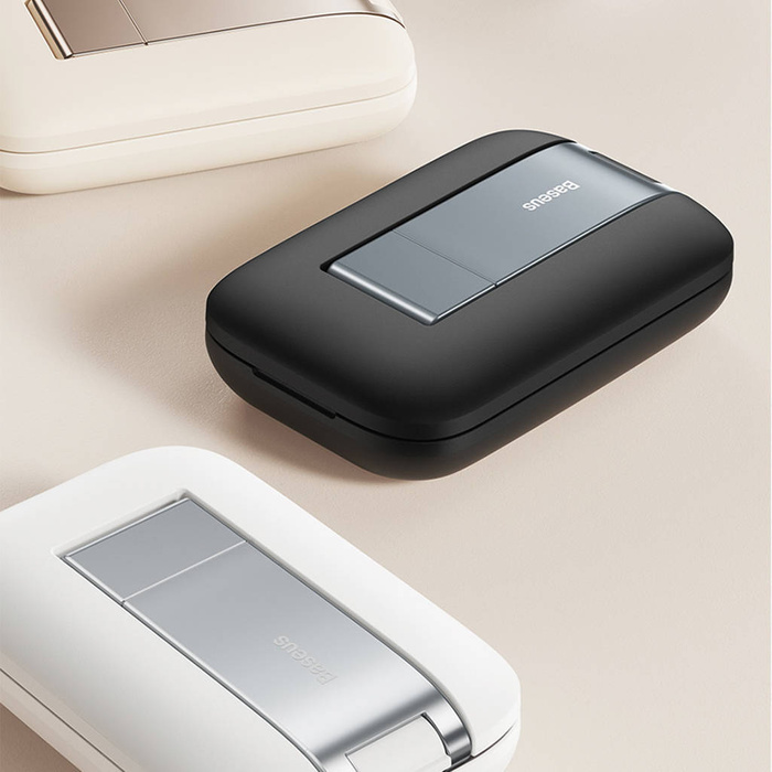 Regulowany stojak na telefon Baseus Seashell Series - czarny