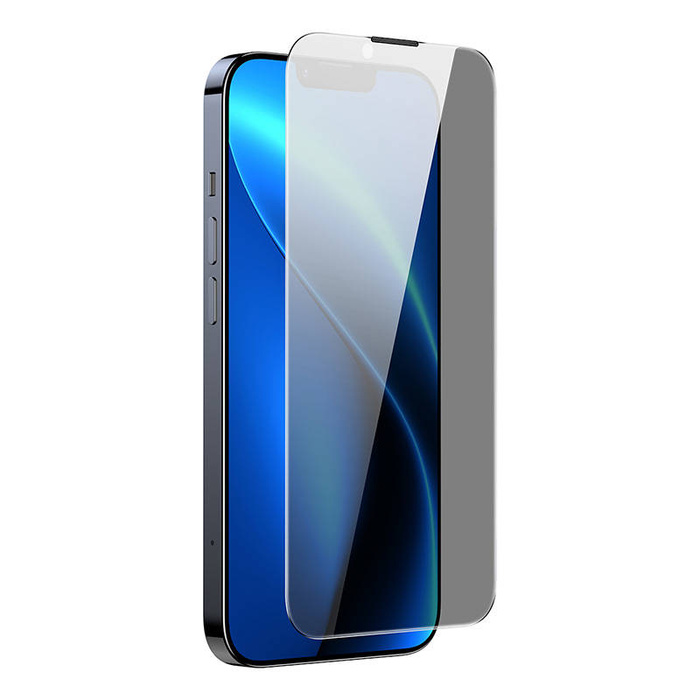 Szkło hartowane z filtrem prywatyzującym 0.4mm Baseus do iPhone 14/13/13 Pro