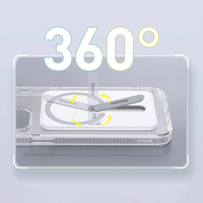 Baseus magnetyczne etui, obudowa Magnetic Phone Case iPhone 13 Pro (6,1" 2021) przezroczysty