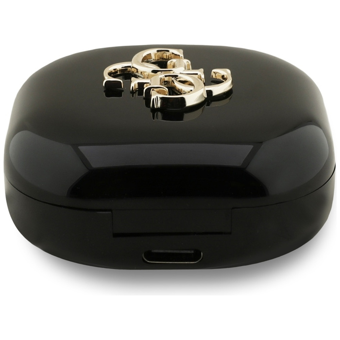 Słuchawki TWS Guess 4G Metal Logo czarny