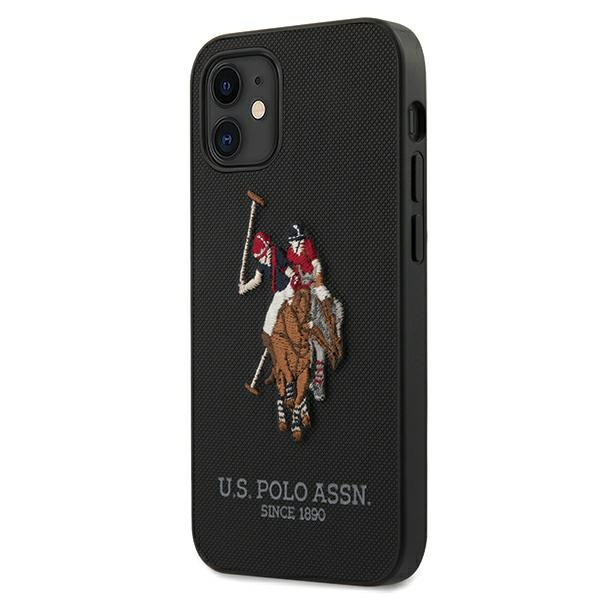 Etui US Polo Apple iPhone 12 mini Polo Embroidery Collection Czarny Case