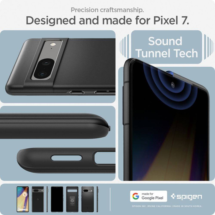 Etui Spigen Thin Fit Google Pixel 7 Etui Black
