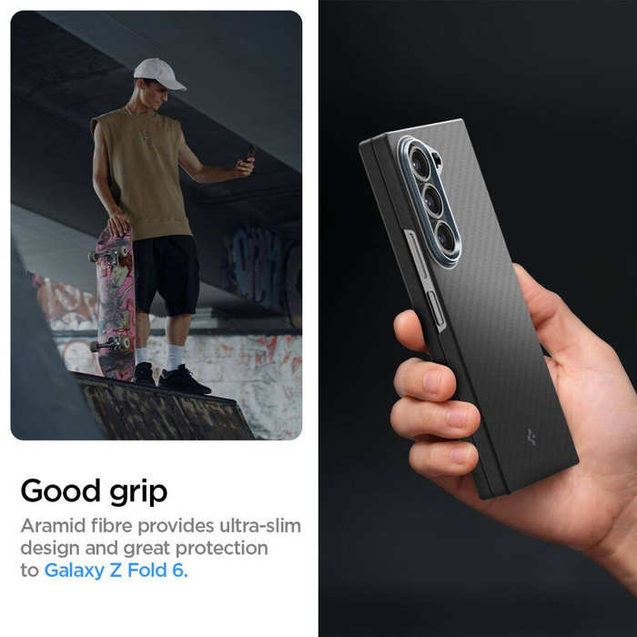 ETUI SPIGEN AIRSKIN GALAXY Z FOLD 6 ARAMID BLACK