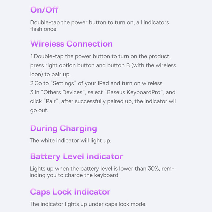 Baseus Brilliance klawiatura bluetooth etui iPad Pro 11'' (2018/2020/2021) / iPad Air 4 10.9'' / iPad Air 5 10.9'' / iPad 10 10.9'' (2022) magnetyczne z klapką podstawka szare
