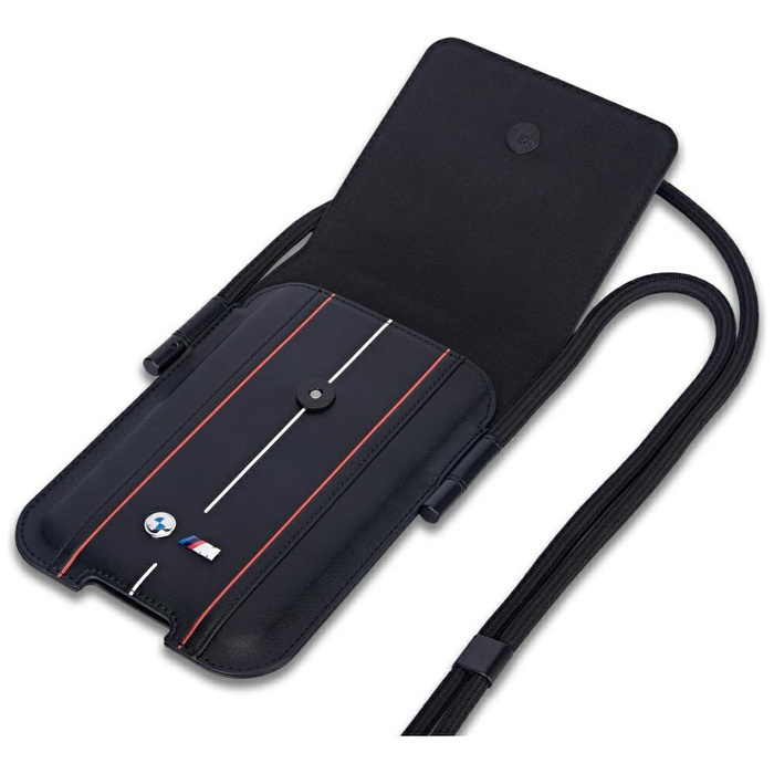Torebka BMW Phone Pouch Red Stripes      czarny